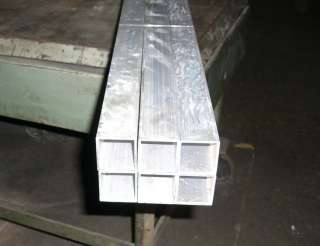 6351 Sq. Aluminum Tubing 1 5/8 x 60 x .075 Wall  