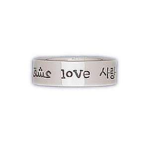  Far Fetched Love in Many Languages Ring (size 8) Jewelry