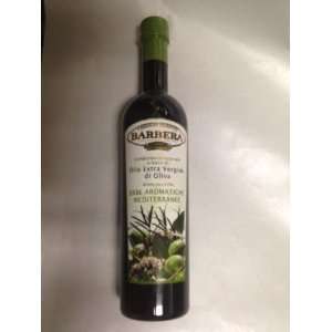 Barbera Aromatic Herbs Extra Virgin Olive Oil  Grocery 