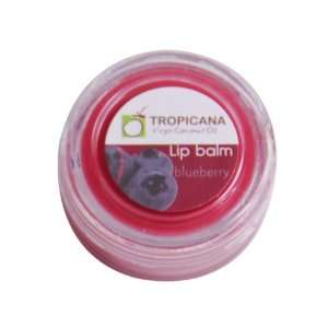  Tropicana Virgin Coconut Oil Lip Balm 10g. [Blue Berry 