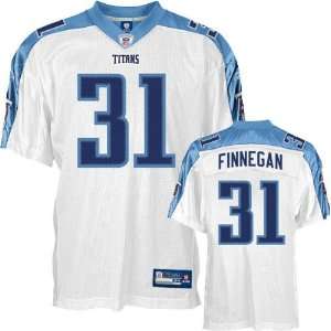 Cortland Finnegan Jersey Reebok Authentic White #31 Tennessee Titans 