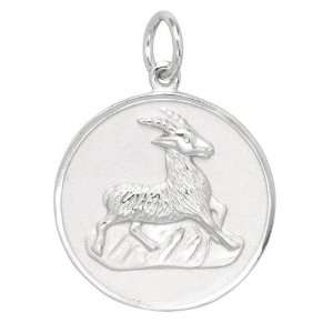  Sterling Silver Goat Charm Arts, Crafts & Sewing