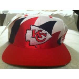  Kansas City Chiefs Vintage Double Sharktooth Snapback Hat 