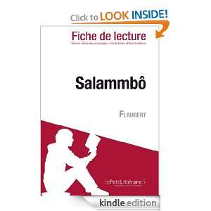 Salammbô de Flaubert (Fiche de lecture) (French Edition) Fabienne 
