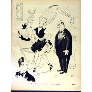   RIRE FRENCH HUMOR MAGAZINE LADY DANCING MAN COSTUMES