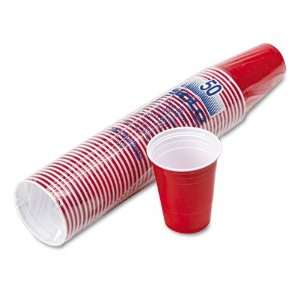  SOLO Cup Company  Plastic Party Cold Cups, 16 Ounces, Red 