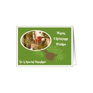  Warm Christmas Wishes Daughter Card Health & Personal 