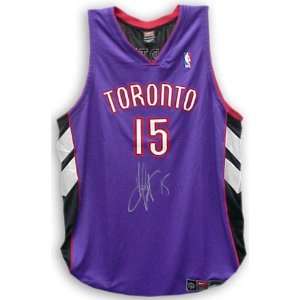  Vince Carter Signed Jersey   Authentic