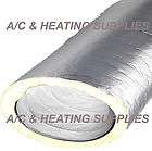silver hvac flex insulated flexible duct r6 insulation code each