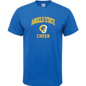 Angelo State Rams Royal Blue Cheer Arch T Shirt