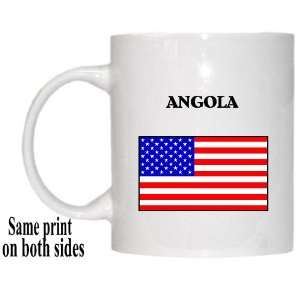  US Flag   Angola, Indiana (IN) Mug 