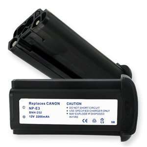   1650 mAh Black Digital Camera Battery for Canon NP E3