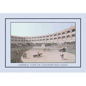    Art General View of a Spanish Bull Fight   12404 0