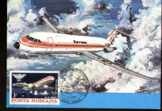  ROMANIAN AIRWAY,3 MAXI CARDS+ADVERTISING TAROM 