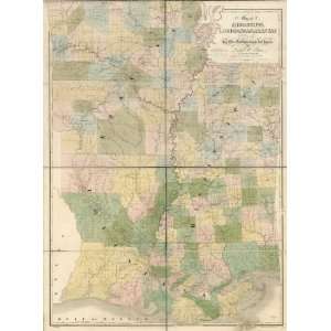  1839 Map Southern States