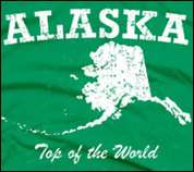 Alaska t shirt funny shirt vintage state t shirt  