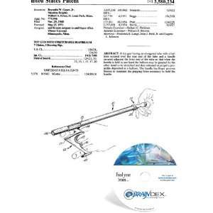  NEW Patent CD for TOY GUN WITH STRETCHABLE DIAPHRAGM 