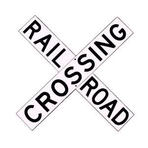  Heavy Duty Railroad Crossbuck Aluminum Sign