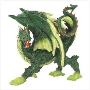  EMERALD DRAGON FIGURINE