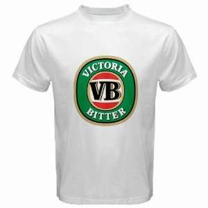 Victoria Bitter Beer Logo New White T Shirt Size  XL 