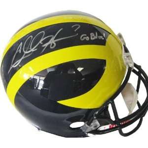 Chad Henne Go Blue Autographed University of Michigan Wolverines 