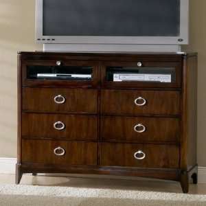  American Woodcrafters East Hampton Media Chest in Rich 