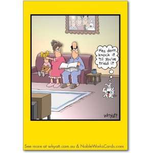  Funny Birthday Card DonT Knock It Humor Greeting Tim 