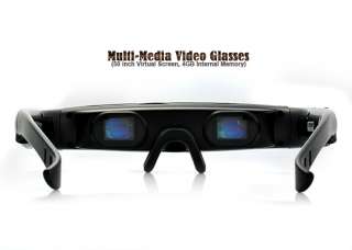    Media Video Glasses (50 Inch Virtual Screen, 4GB Internal Memory