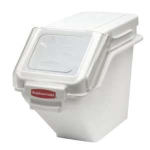  Rubbermaid White 100 Cup Safety Storage Bin with 2 Cup 
