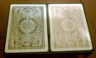 KEM ARROW BLACK/GOLD POKER SIZE PLAYING CARDS 100% PLASTIC STANDARD 