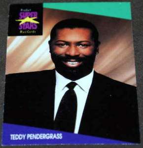 TEDDY PENDERGRASS 1991 Pro Set RARE Music Trading Card  