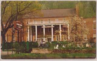   Springs West Virginia Postcard Park View Inn Hotel 1959 WV Postmark