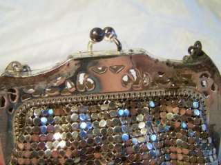Evening Purse Metalic Accessories Handbags Vintage Womens Whiting 