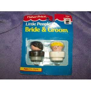  Fisher Price Little People Bride & Groom Set  1991 Toys & Games