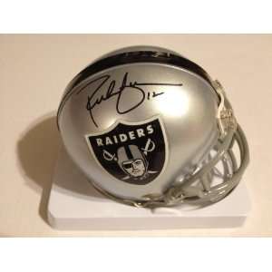  Oakland Raiders RICH GANNON Signed Autographed Mini Helmet 