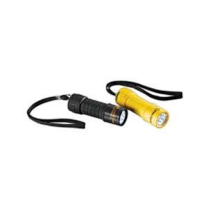 Garrity   ABS plastic nine LED flashlight with rubberized 
