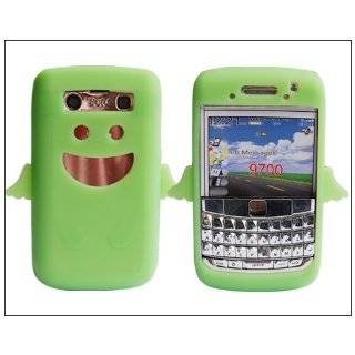   Only One Angel Silicone Case Cover for Blackberry 9700 Green E3