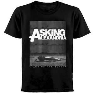 ASKING ALEXANDRIA T SHIRT  STAND UP AND SCREAM   