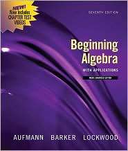 Beginning Algebra with Applications, Multimedia Edition, (0547197969 
