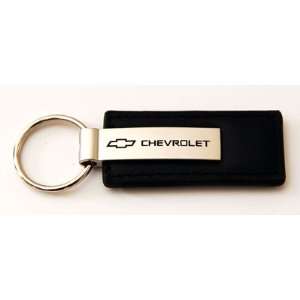  Chevrolet Logo Black Leather Official Licensed Keychain 