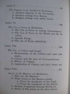 1970 ALICE A. BAILEY LETTERS ON OCCULT MEDITATION  