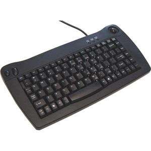  Adesso Inc., Mini Trackball Keyboard USB BK (Catalog 