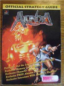 ALUNDRA PS1 PLAYSTATION STRATEGY GUIDE WORKING DESIGNS  