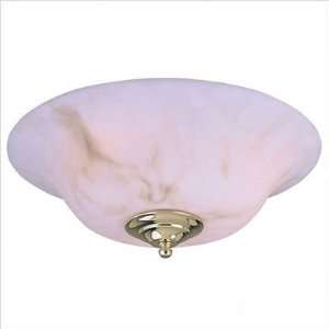  Bundle 75 Elegance Formed Alabaster Ceiling Fan Light Kit 