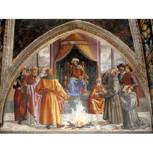  Hand Made Oil Reproduction   Domenico Ghirlandaio   24 x 