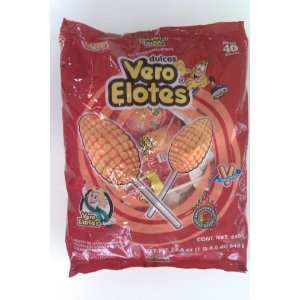 Vero Elotes Paleta   40 Pcs Grocery & Gourmet Food
