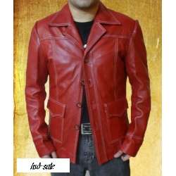 Custom Tailor Made All Sizes Genuine Leather Jacket Fight Club Tyler 