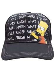 Childrens/Kids Boys Bart Simpson, Th Simpsons Baseball Cap