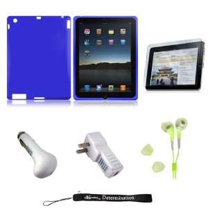 Blue Silk Premium Durable Protective Skin for Apple iPad 2 Tab Tablet 