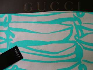 GUCCI SCARF SCHAL SILK SEDA  WORLDWIDE %%  